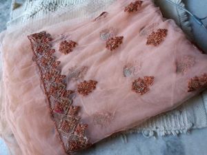 2 Mtr Net Embroidery Fabric