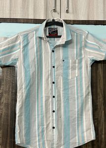 Half Sleeve Print Lycra Shirt