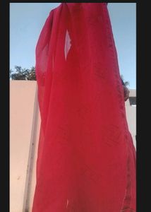 Dark Pink Saree