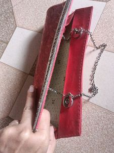 RED BEAUTIFUL CLUTCH BAG!!!