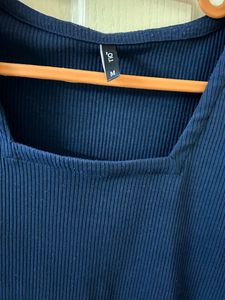 Rio Square Neck Ribbed Top