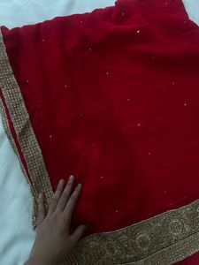 Red Dupatta