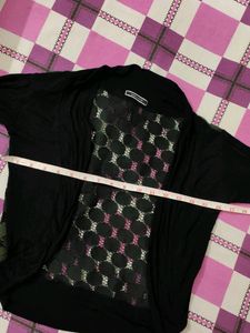 Back Net Black Shrug