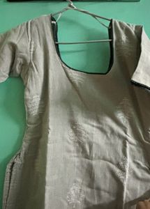 Elegant Grey Kurta with pants