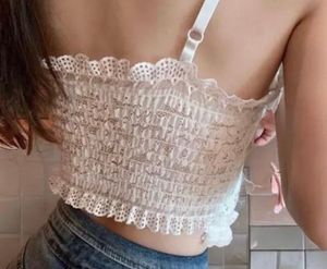 Padded Floral White Corset Top