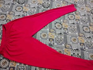 Hot pink Embroidered Ethnic suit with legging