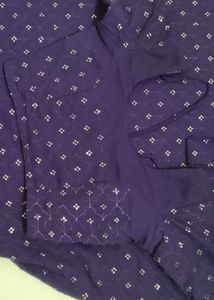 Purple Ethnic Skirt