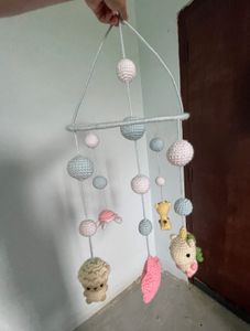 Handmade Crochet Baby Rattle