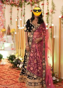 Elegant Embroidered Bridal Lehenga Choli Set