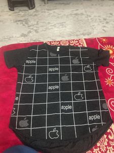 Apple Print T-Shirt
