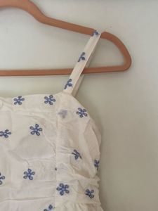 Floral White Sundress