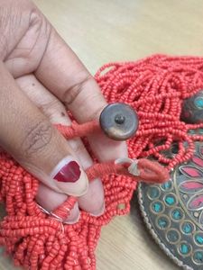Red Beaded Necklace