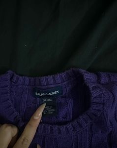 Ralph Lauren Cabel Knit Sweater