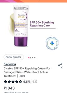 Bioderma Cicabio SPF 50+ Repairing Cream (30ml)