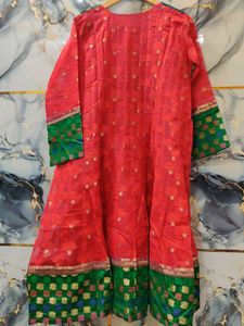 brand new Plume anarkali zari woven upto XXL