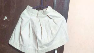 White School Skirt