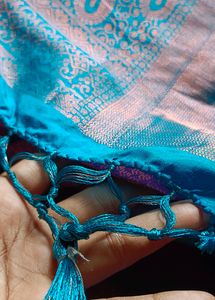 Copper Zeri Silk Saree