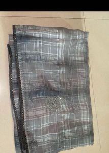 Pretty Grey Shaded Saree