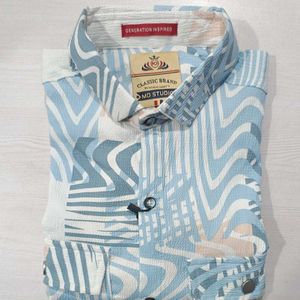 Patterned Long Sleeve Shirt