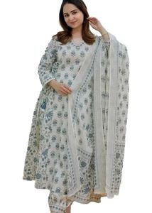 Comfortable Daily Wear Kurta With Harim Pantset