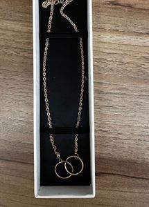 Double Ring Chain Necklace