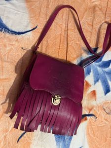 Pink Colour Hand Bag
