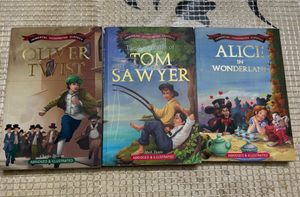 Set of 3 Illustrated Classic Story Books
