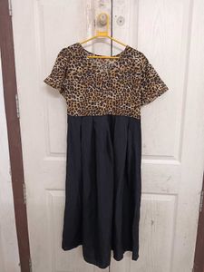 Animal Print Midi Dress