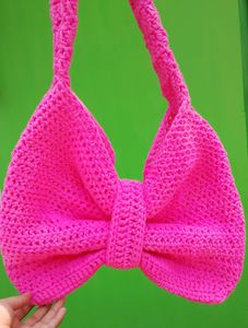 Crochet Bow Bag 🩷🎀