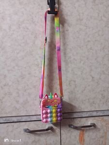 Unicorn Pop it Sling Bag For Kids