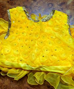 Cute Yellow Party Dress