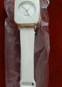 Elegant Minimalist White Watch