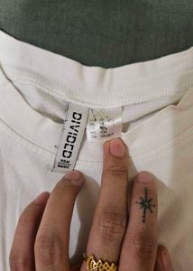 White H&amp;M T-Shirt