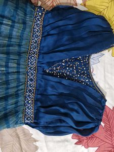 Elegant Blue Party Dress