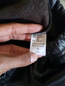 Stylish Black Faux Leather Leggings