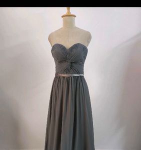 Myrcella Charcoal | Corset Back Gown
