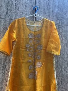 Cotton Organza Double Layer Dress