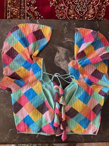 Colorful Patchwork Blouse