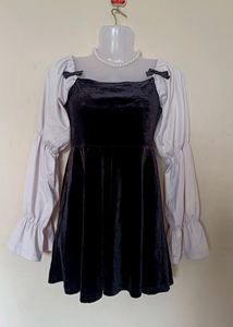 Coquette Black Dress