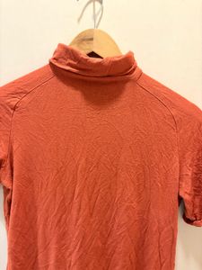 Beautiful Turtleneck Short Sleeve Top