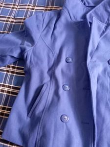 Blue Women's Pea Coat