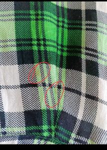 Checked Cropped Shirt