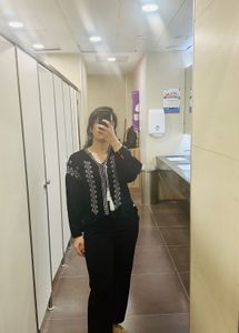Embroidered Peasant Blouse