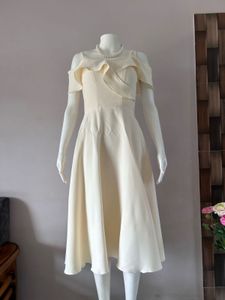 A-line midi gown