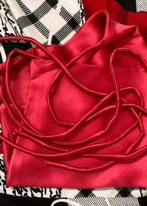Satin Korean Backless Top ❤️