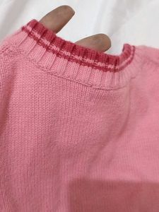 Pink Knitted Vest