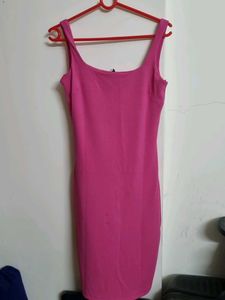 Hot Pink Bodycon Mini Dress