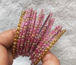 Pink Gold Bangles