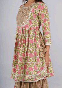 New Kurta Garara Set With Mask