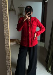 RUBY RED FORMAL TAILORED FIT BLAZER